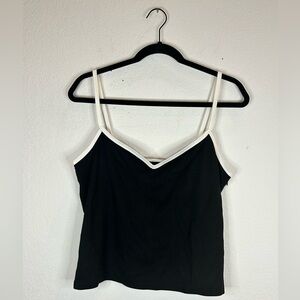 Halogen Spaghetti Strap Crop Tank Top Size Medium